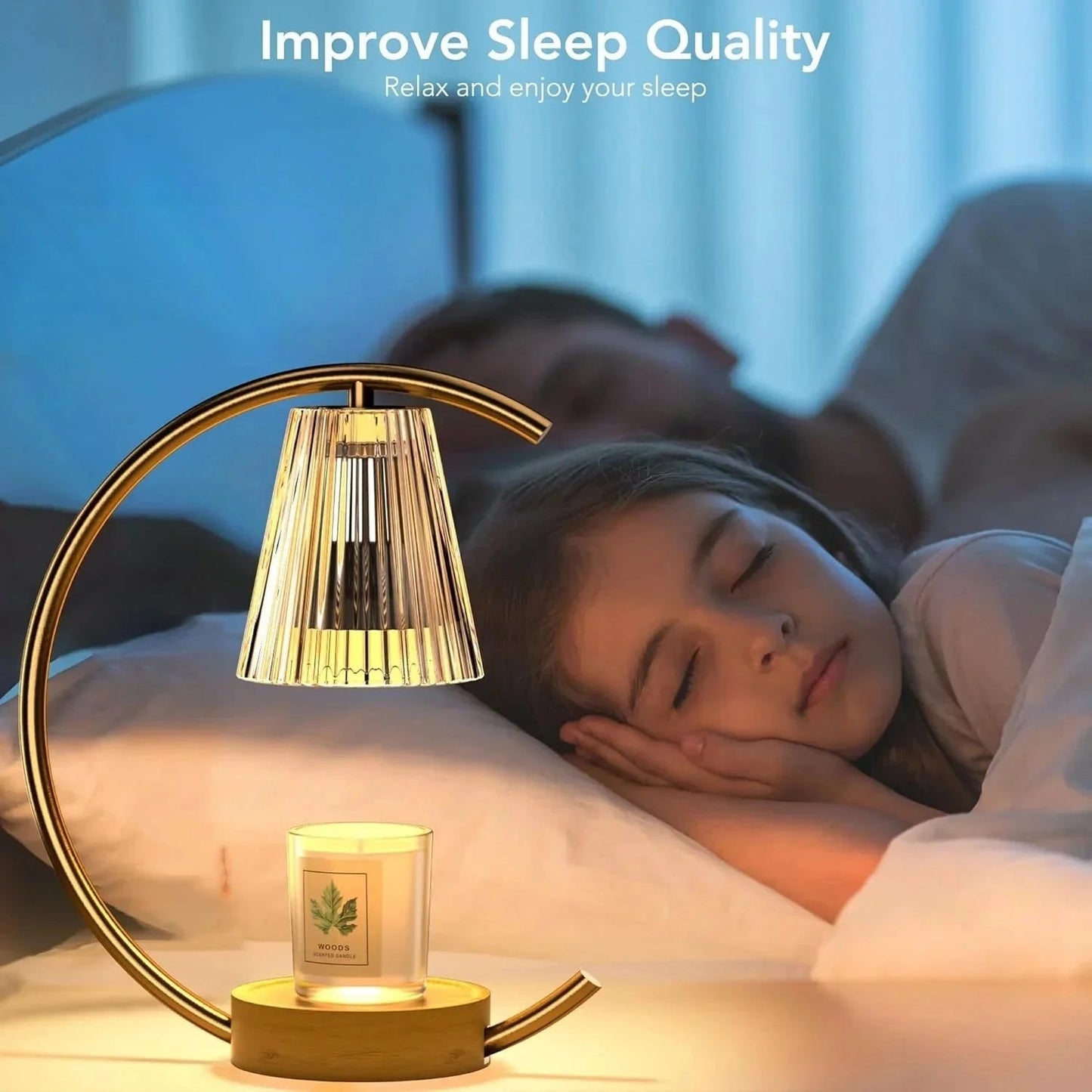 Dimmable Candle Warmer Lamp – Efficient, Flame - Free Fragrance - Domotech Services