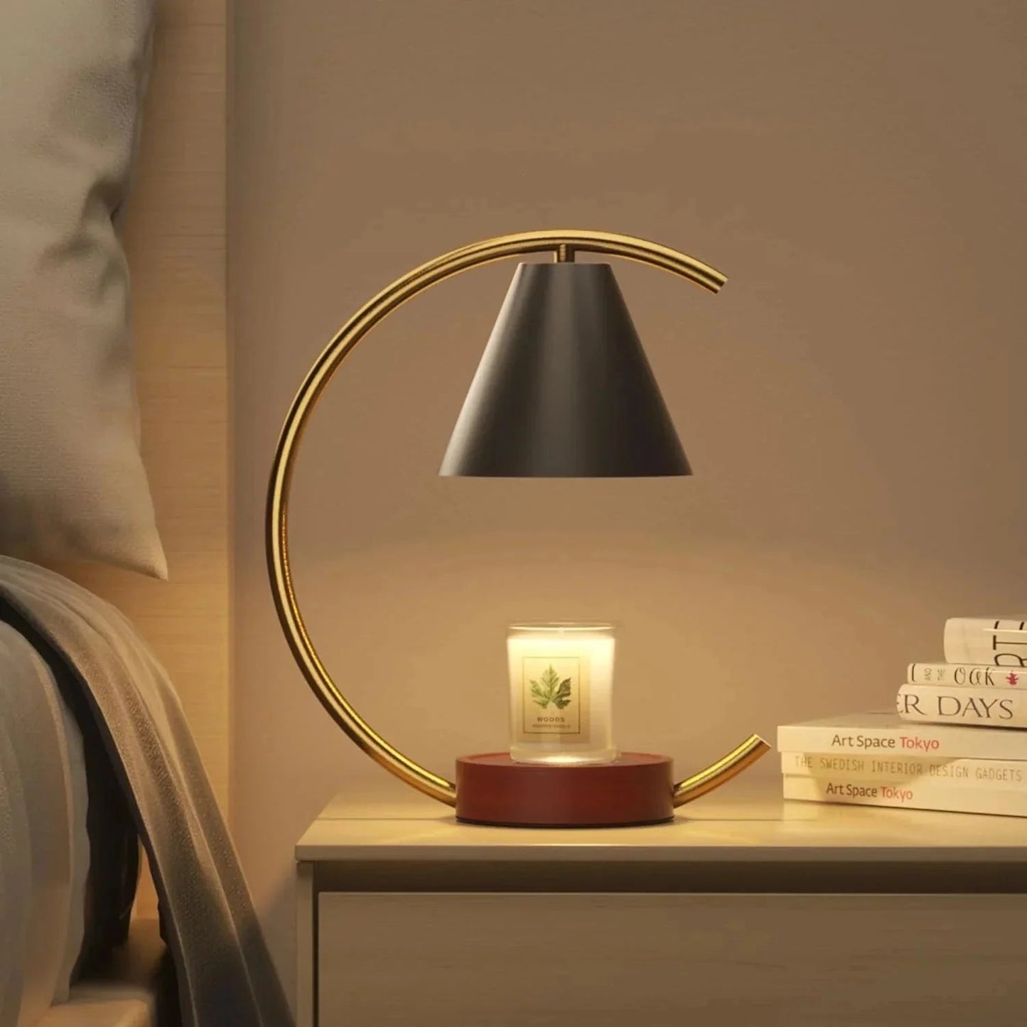 Dimmable Candle Warmer Lamp – Efficient, Flame - Free Fragrance - Domotech Services