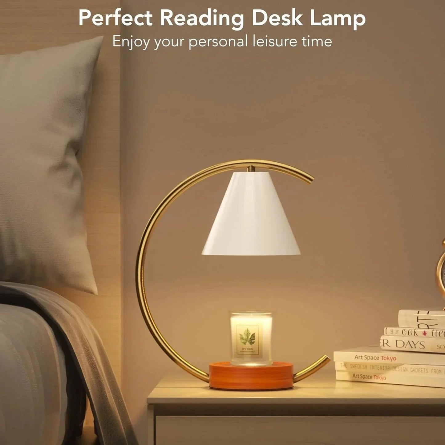 Dimmable Candle Warmer Lamp – Efficient, Flame - Free Fragrance - Domotech Services