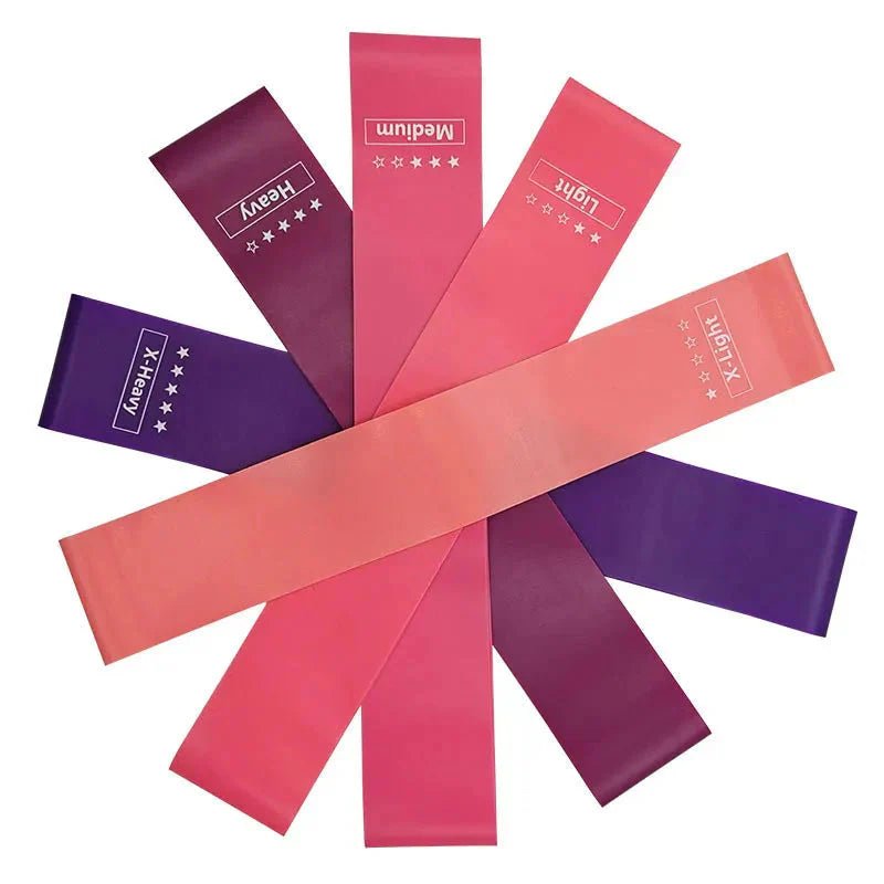Elastic Resistance Bands Set for Yoga, Pilates, and Strength Training - 5 - Pack - Domotech Services