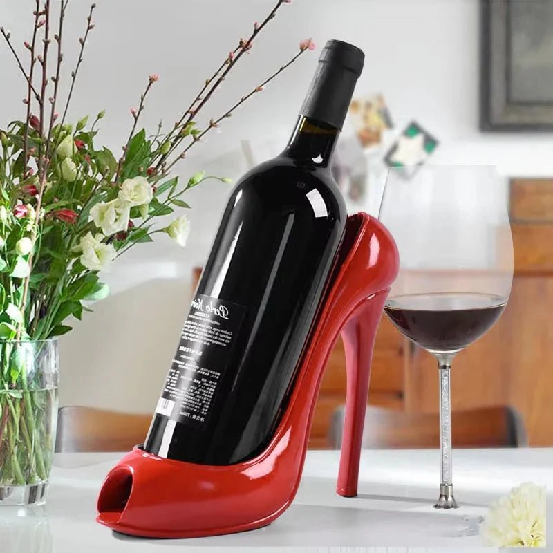 High Heel Shoe Wine Bottle Holder - Domotech Services