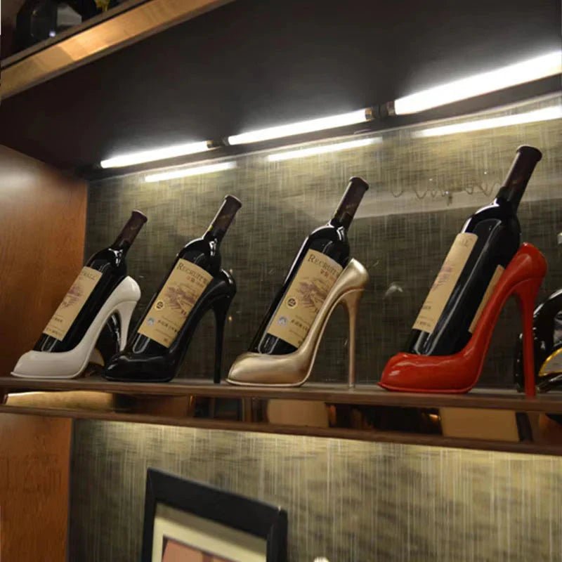 High Heel Shoe Wine Bottle Holder - Domotech Services