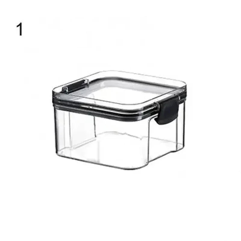 Multipurpose Food Storage Containers Set - Clear Jars with Lids for Cereal, Candy, and Dry Goods - Domotech Services