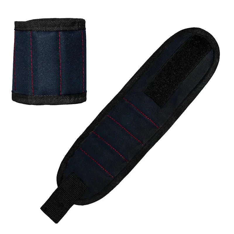 Strong Magnetic Wristband – Portable Tool Bag for Holding Screws, Nails, Nuts, Bolts, and Drill Bits - Domotech Services