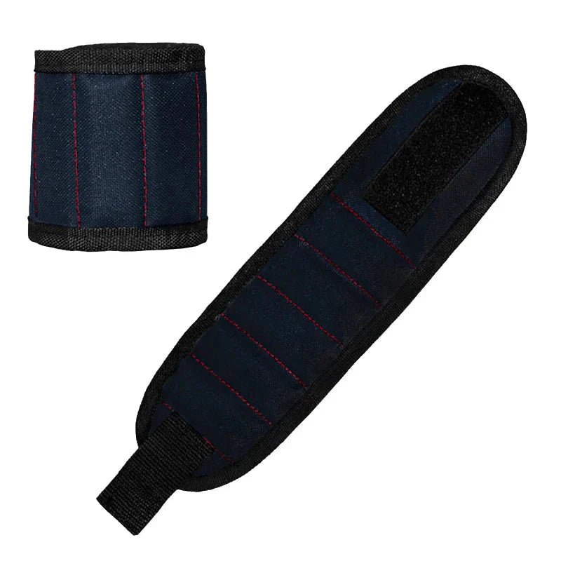 Strong Magnetic Wristband – Portable Tool Bag for Holding Screws, Nails, Nuts, Bolts, and Drill Bits - Domotech Services
