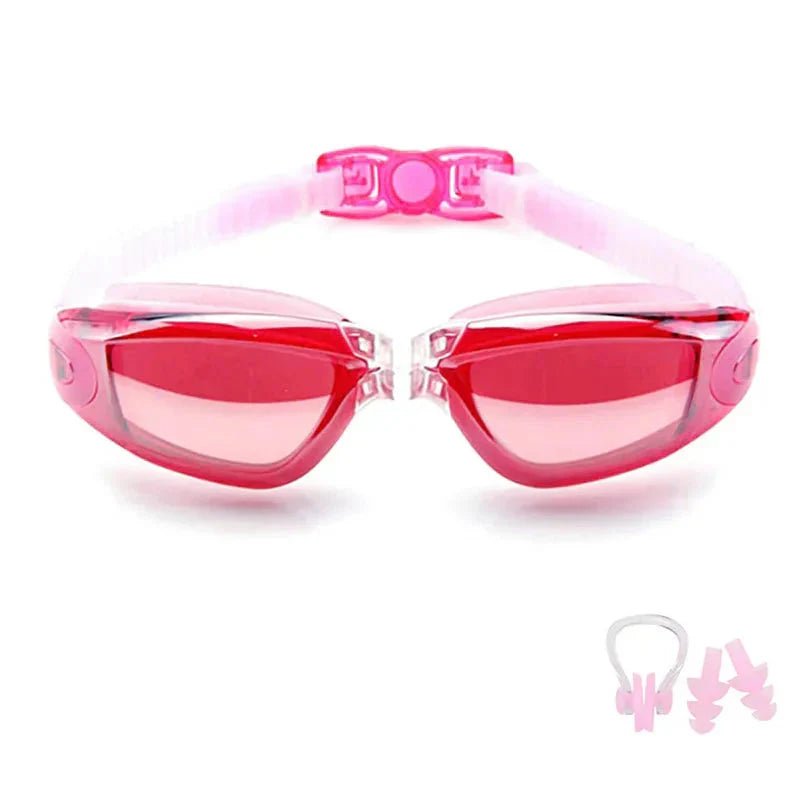 Swimming Goggles for Men & Women – Anti - Fog UV Protection, Waterproof, Adjustable Silicone Swim Goggles for Adults & Kids - Domotech Services