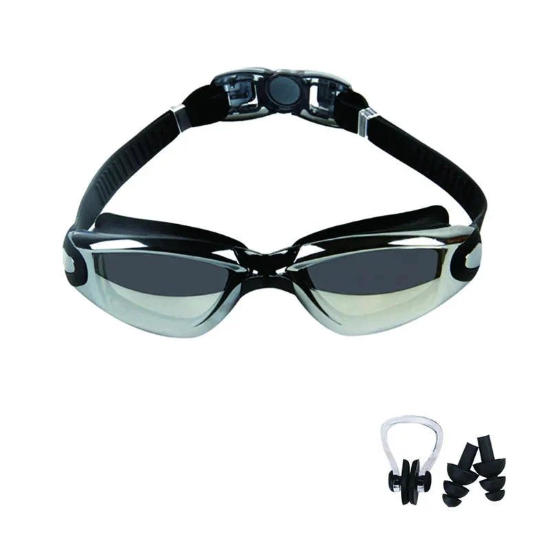 Swimming Goggles for Men & Women – Anti - Fog UV Protection, Waterproof, Adjustable Silicone Swim Goggles for Adults & Kids - Domotech Services
