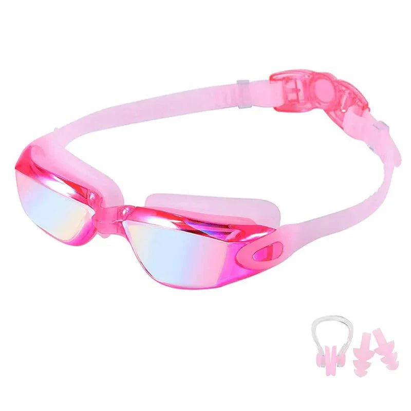 Swimming Goggles for Men & Women – Anti - Fog UV Protection, Waterproof, Adjustable Silicone Swim Goggles for Adults & Kids - Domotech Services