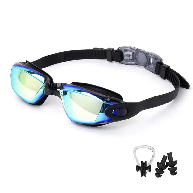 Swimming Goggles for Men & Women – Anti - Fog UV Protection, Waterproof, Adjustable Silicone Swim Goggles for Adults & Kids - Domotech Services