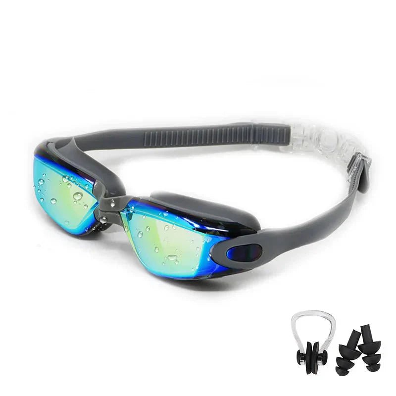 Swimming Goggles for Men & Women – Anti - Fog UV Protection, Waterproof, Adjustable Silicone Swim Goggles for Adults & Kids - Domotech Services