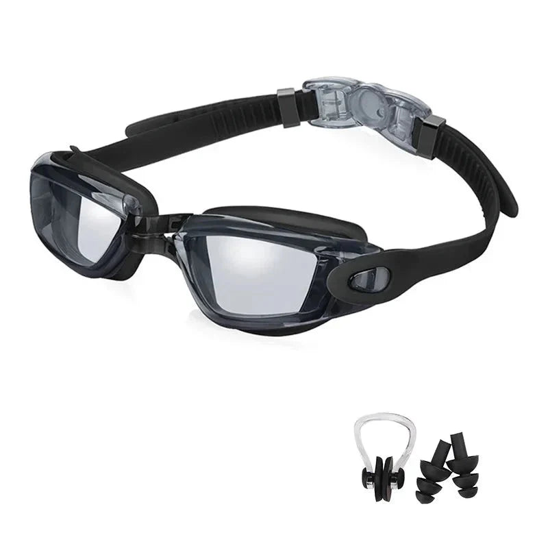 Swimming Goggles for Men & Women – Anti - Fog UV Protection, Waterproof, Adjustable Silicone Swim Goggles for Adults & Kids - Domotech Services