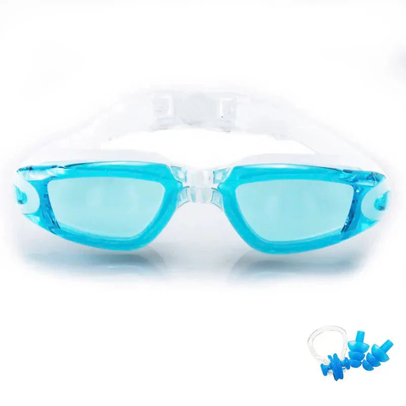 Swimming Goggles for Men & Women – Anti - Fog UV Protection, Waterproof, Adjustable Silicone Swim Goggles for Adults & Kids - Domotech Services