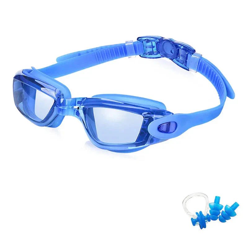 Swimming Goggles for Men & Women – Anti - Fog UV Protection, Waterproof, Adjustable Silicone Swim Goggles for Adults & Kids - Domotech Services