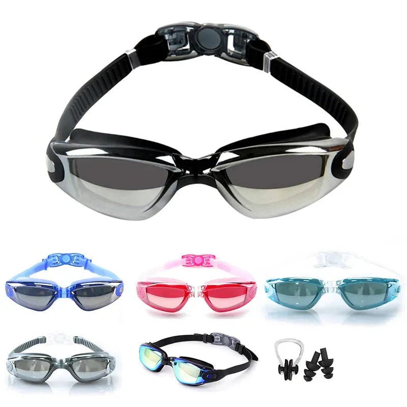 Swimming Goggles for Men & Women – Anti - Fog UV Protection, Waterproof, Adjustable Silicone Swim Goggles for Adults & Kids - Domotech Services