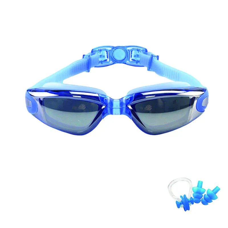 Swimming Goggles for Men & Women – Anti - Fog UV Protection, Waterproof, Adjustable Silicone Swim Goggles for Adults & Kids - Domotech Services