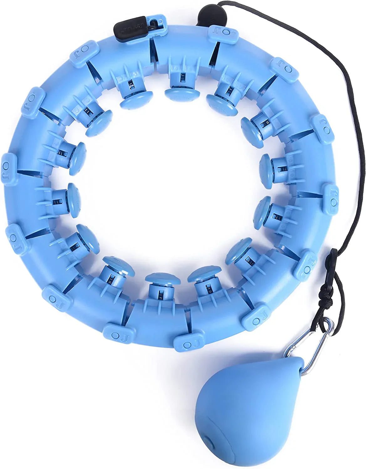 Weighted Hula Hoop – Adjustable Fit Hoop for Weight Loss - Domotech Services