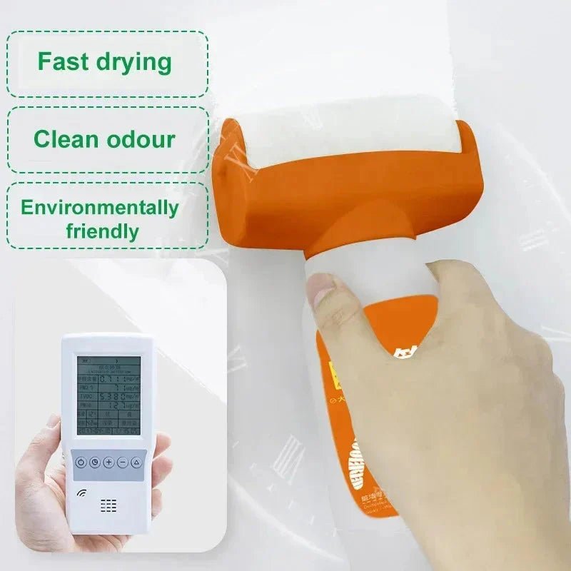 Antibacterial Wall Paint – Strong Repair Latex Paint with Roller Brush for Living Room & Kitchen - Domotech Services