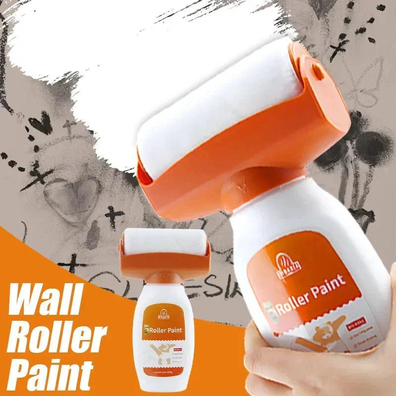 Antibacterial Wall Paint – Strong Repair Latex Paint with Roller Brush for Living Room & Kitchen - Domotech Services