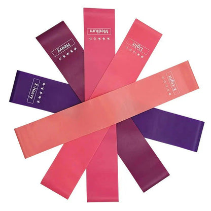 Elastic Resistance Bands Set for Yoga, Pilates, and Strength Training - 5 - Pack - Domotech Services