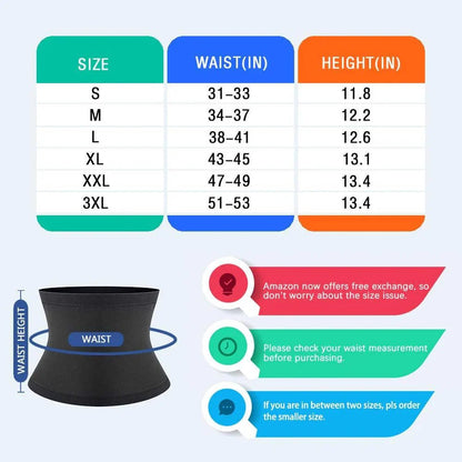 Sauna Waist Trimmer Belt for Men - Domotech Services