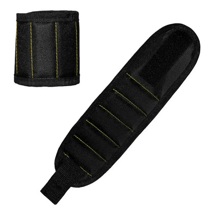 Strong Magnetic Wristband – Portable Tool Bag for Holding Screws, Nails, Nuts, Bolts, and Drill Bits - Domotech Services