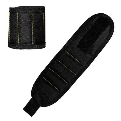 Strong Magnetic Wristband – Portable Tool Bag for Holding Screws, Nails, Nuts, Bolts, and Drill Bits - Domotech Services