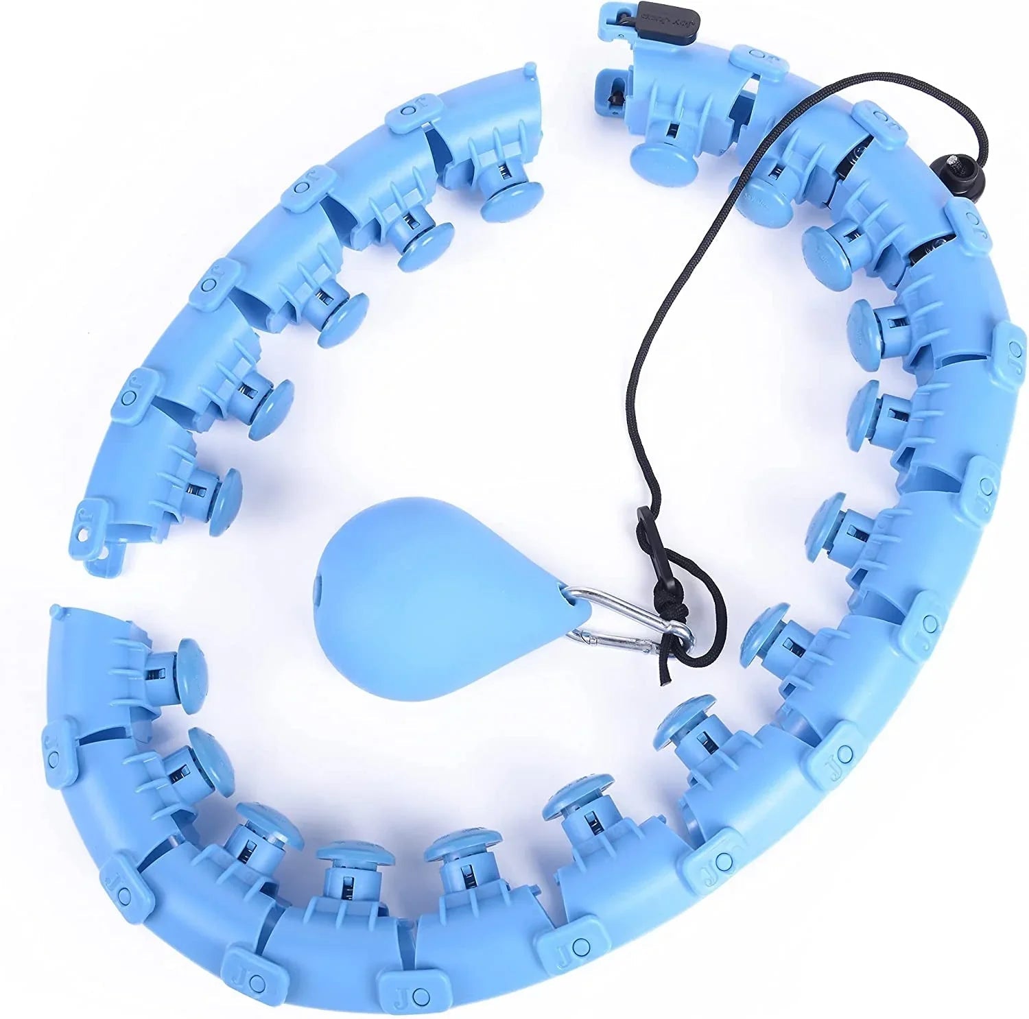 Weighted Hula Hoop – Adjustable Fit Hoop for Weight Loss - Domotech Services