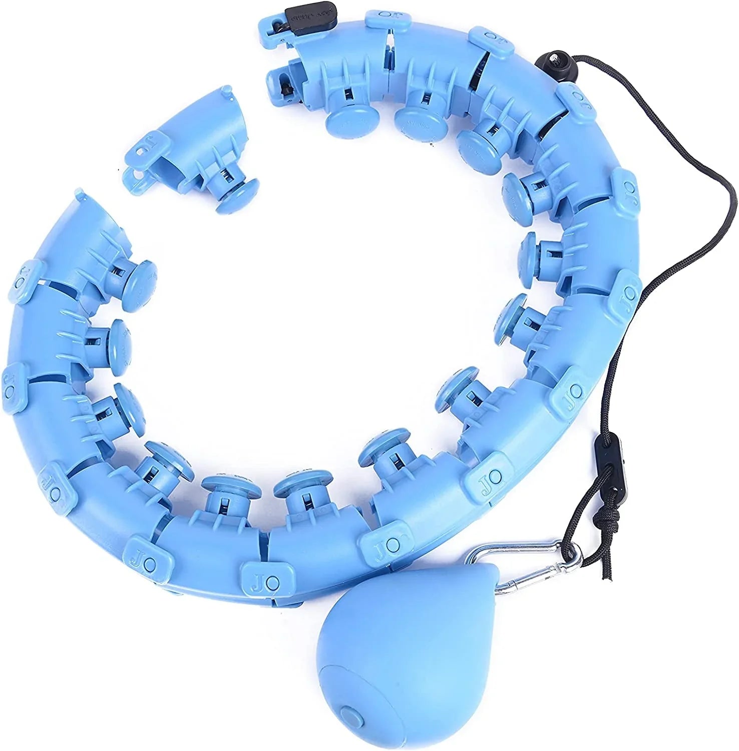 Weighted Hula Hoop – Adjustable Fit Hoop for Weight Loss - Domotech Services